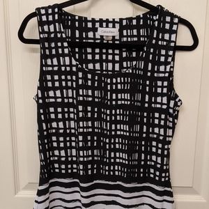 Calvin Klein sleeveless blouse